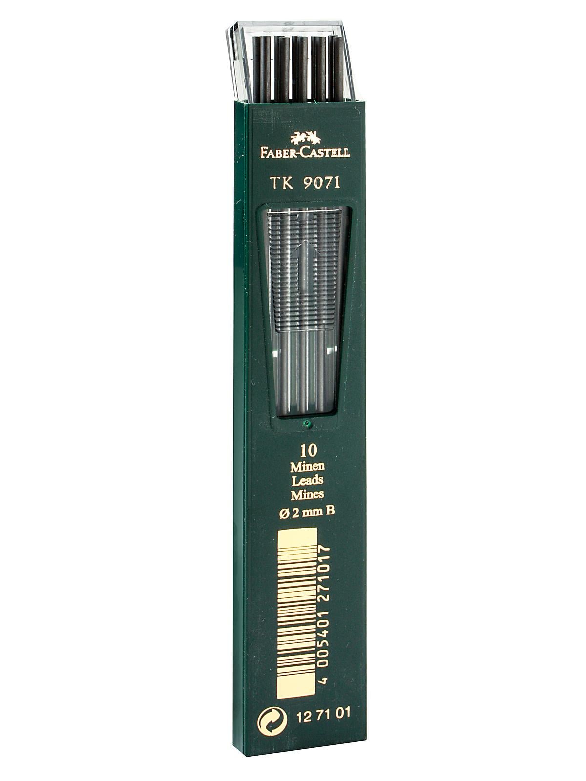Грифелі для цангового олівця Faber-Castell, 2,00 мм., B, (127101)