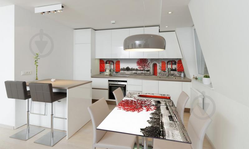 Наклейка виниловая на стол Zatarga «Красные Акценты» 600х1200 мм Z180491st