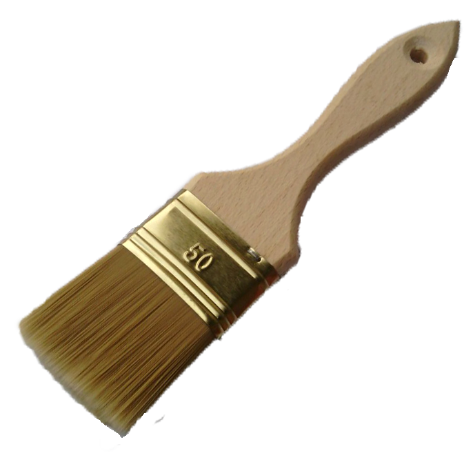 Кисточка малярная Премиум нейлон 50 мм (56152)