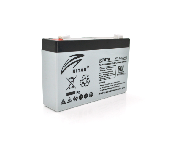 Аккумуляторная батарея AGM Ritar RT672 6V 7.2Ah
