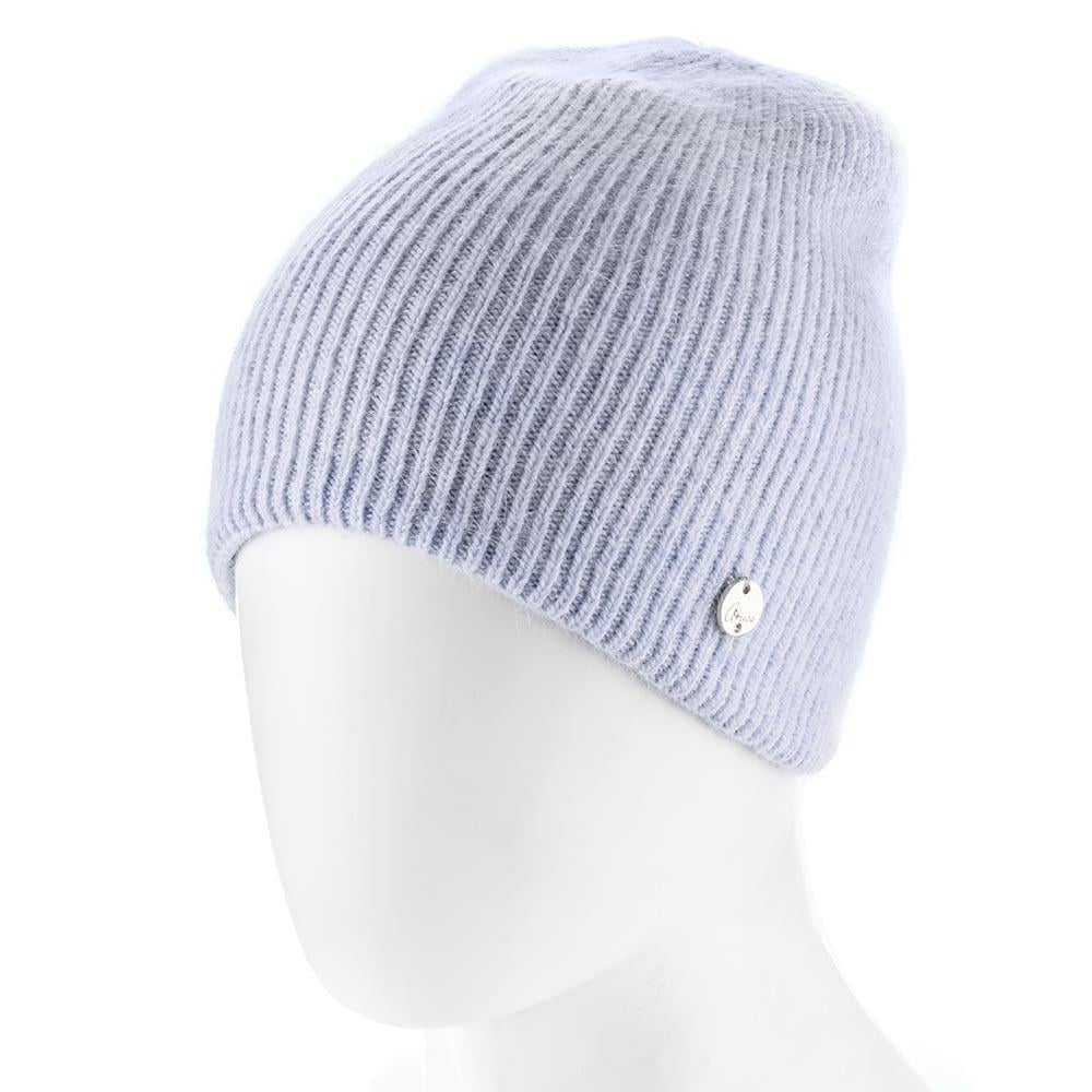 Шапка женская Atrics WH862 зимняя двойная Голубой