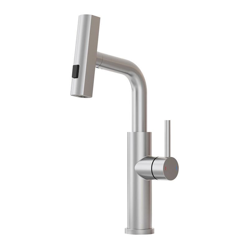 Смеситель кухонный Nett LS-35 с выдвижной воронкой водопад (2999643030)