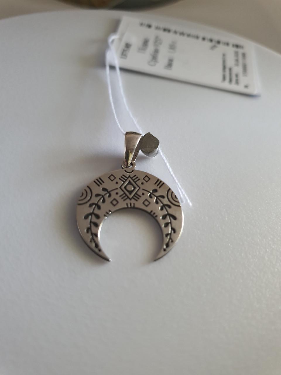 Підвіска срібна оберіг Лунниця вишиванка 925 проби (2745287728) - фото 4
