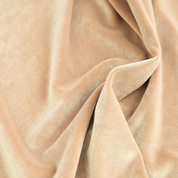 Ткань бархат IDEIA Спорт 1,5 м Бежевый (2200003969306)