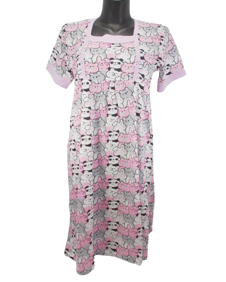 Ночная рубашка женская для кормящих мам Best 01 р. 48 Серый/Розовый (1431196783) Ночная рубашка женская для кормящих мам Best 01 р. 48 Серый/Розовый (1431196783)