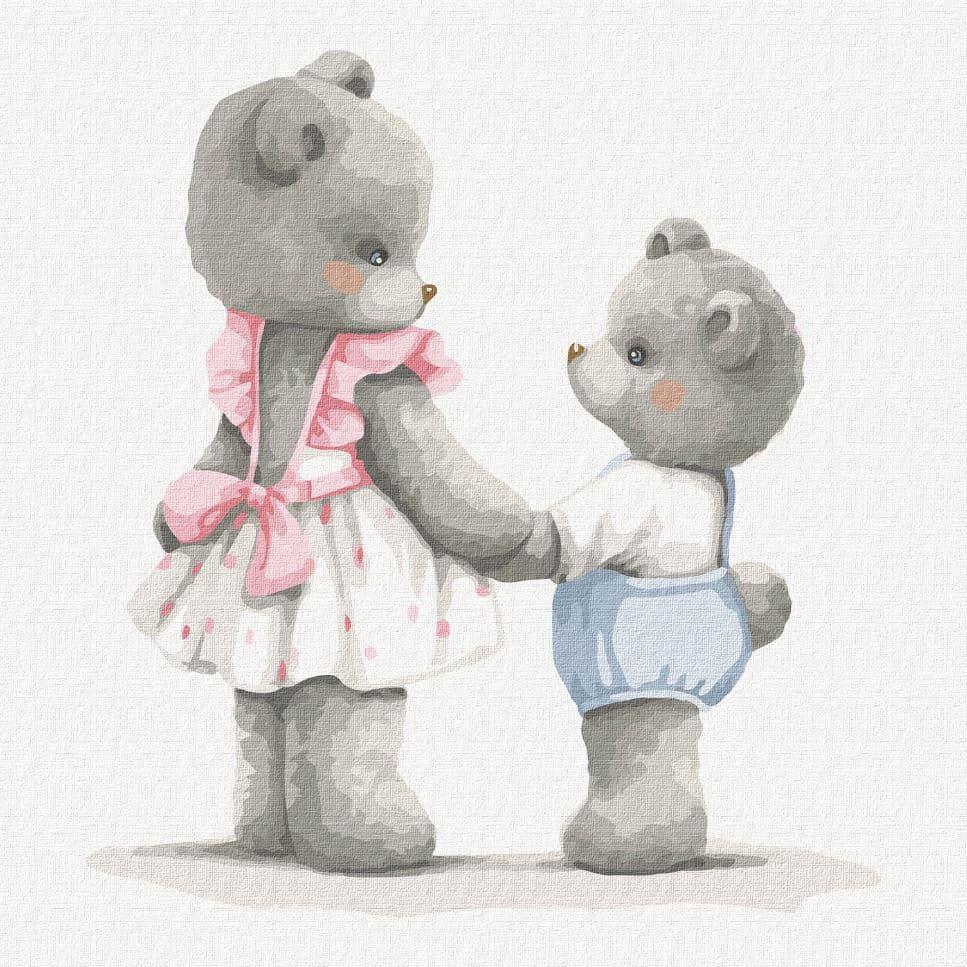 Картина по номерам Идейка КН2394 Держи крепче 30х30 см (L067460)