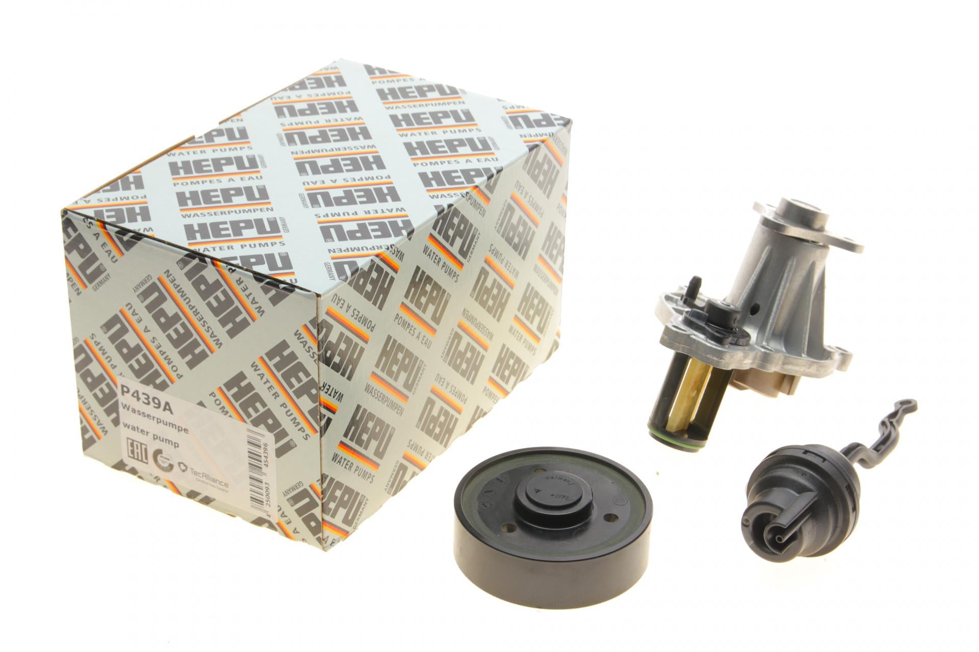 Водяная помпа Hepu BMW 3 F30/F80/5 G30/F90/7 G11/G12 15- B46/B48 переключающий (P439A)