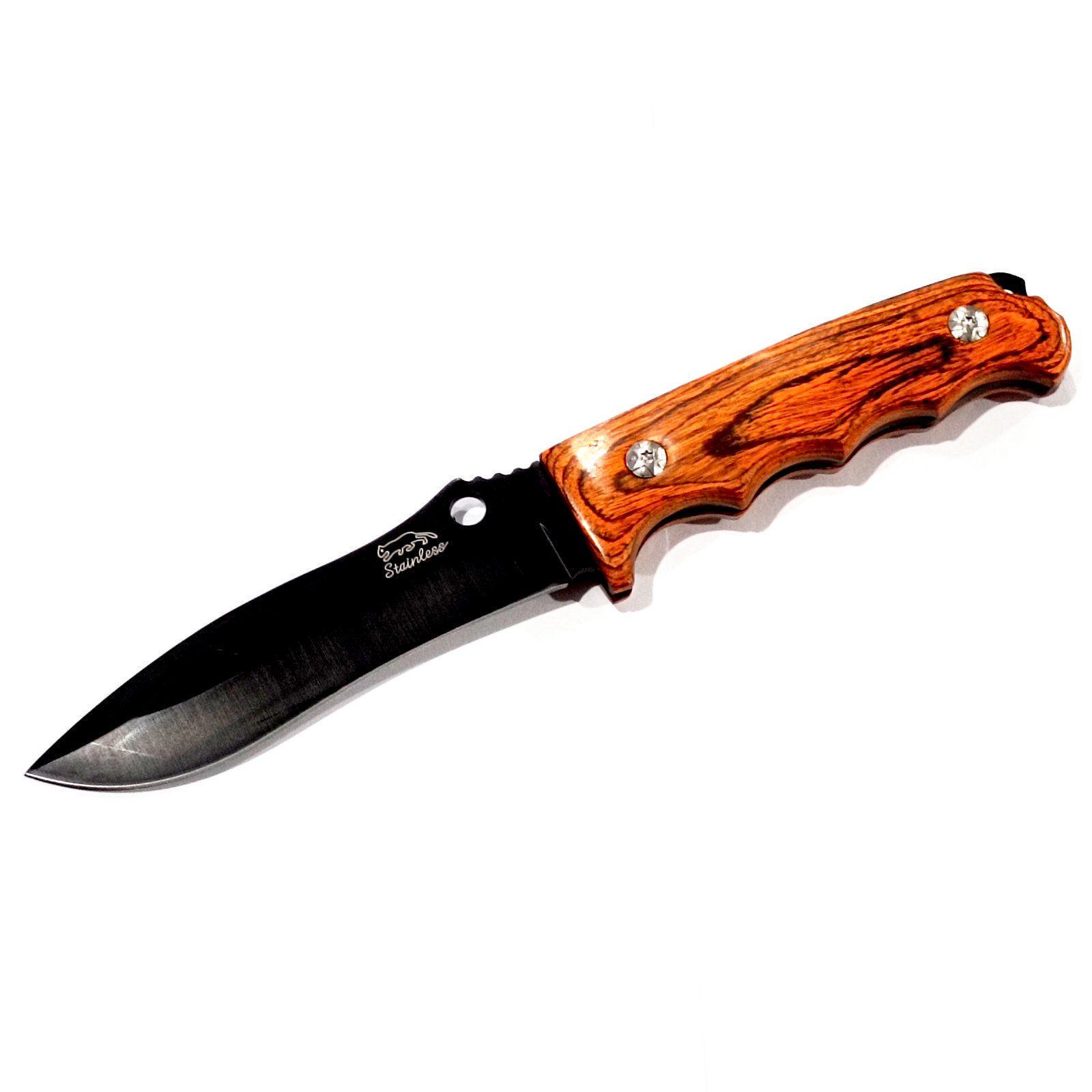 Нож охотничий D002 с деревянной рукояткой (23304) - фото 2 Нож охотничий D002 с деревянной рукояткой (23304) - фото 2