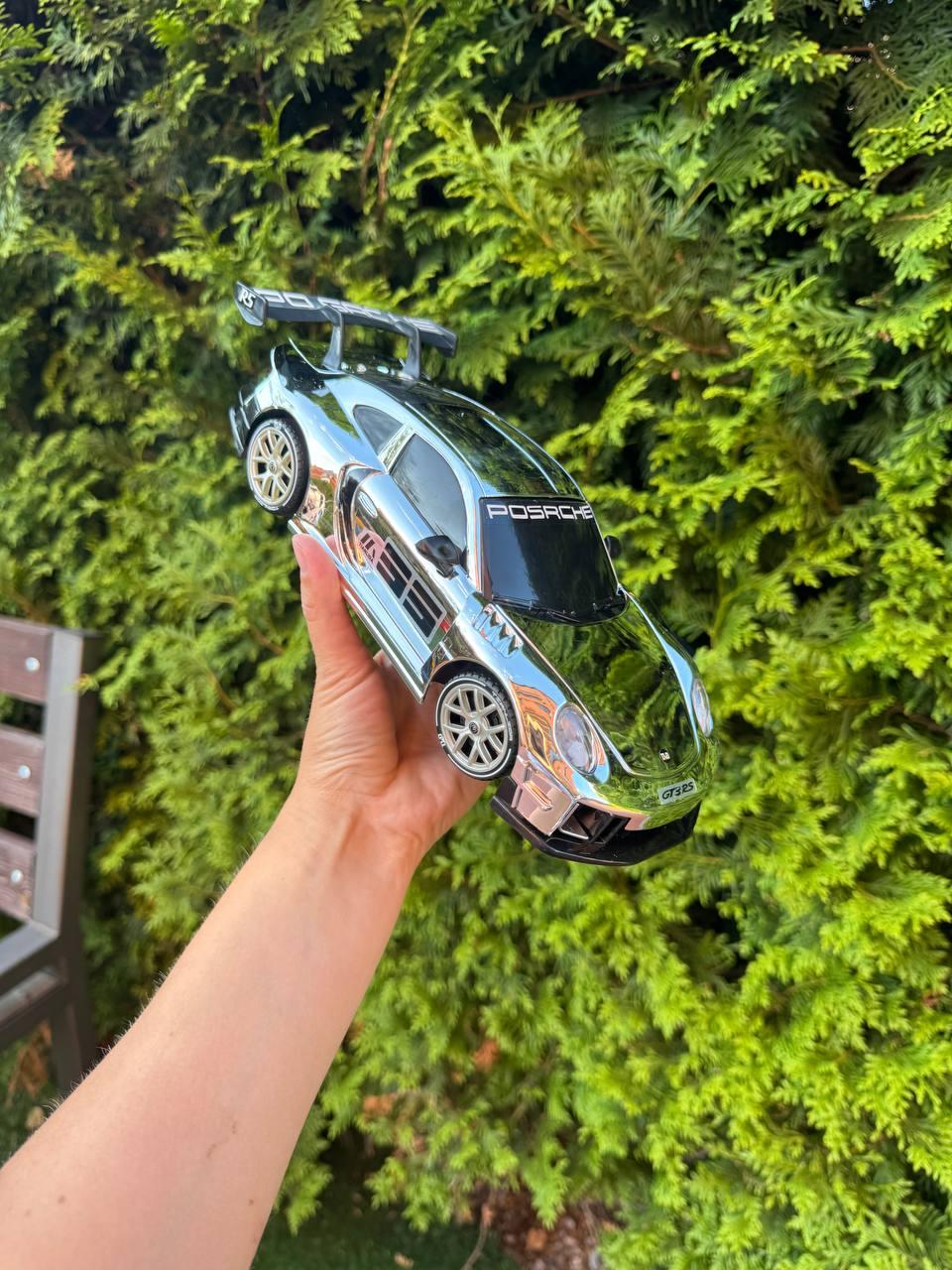 Машинка на радіокеруванні для дрифту Porsche GT3RS 1:18 повнопривідна із світлодіодним підсвічуванням Silver (mnz-em2-vvn) - фото 9 Машинка на радіокеруванні для дрифту Porsche GT3RS 1:18 повнопривідна із світлодіодним підсвічуванням Silver (mnz-em2-vvn) - фото 9