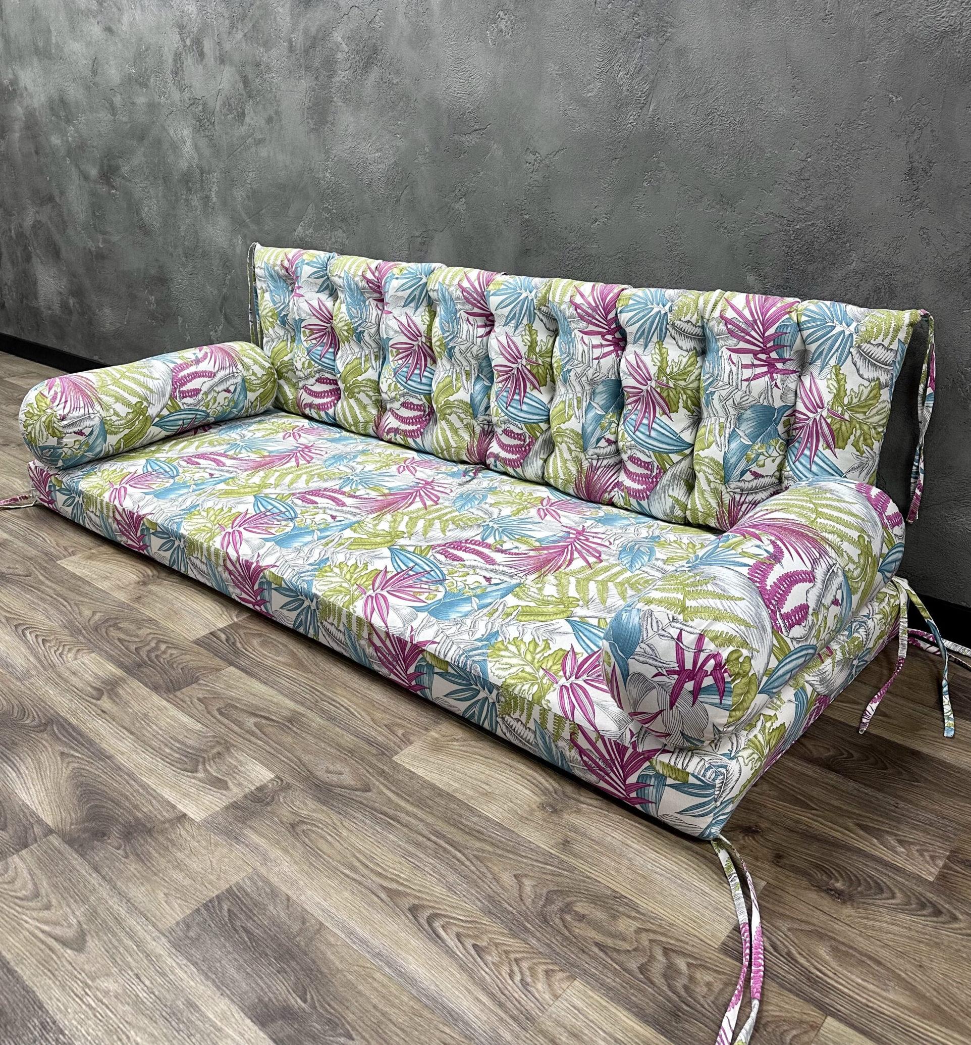 Матрас Comfort Home Fern на поддоны/качели/каркасы/садовую мебель с валиками 160х60х40х10 см