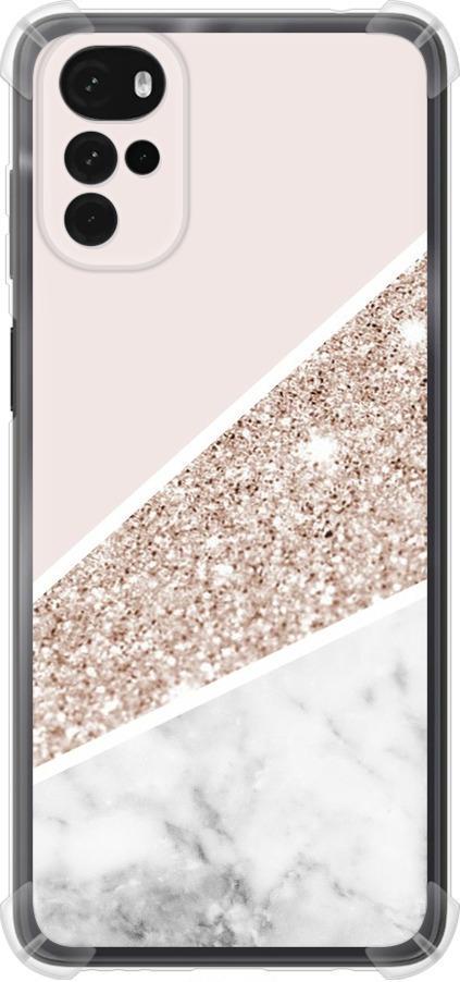 Чехол на Motorola G22 Пастельный мрамор (4342sp-2681-42517)