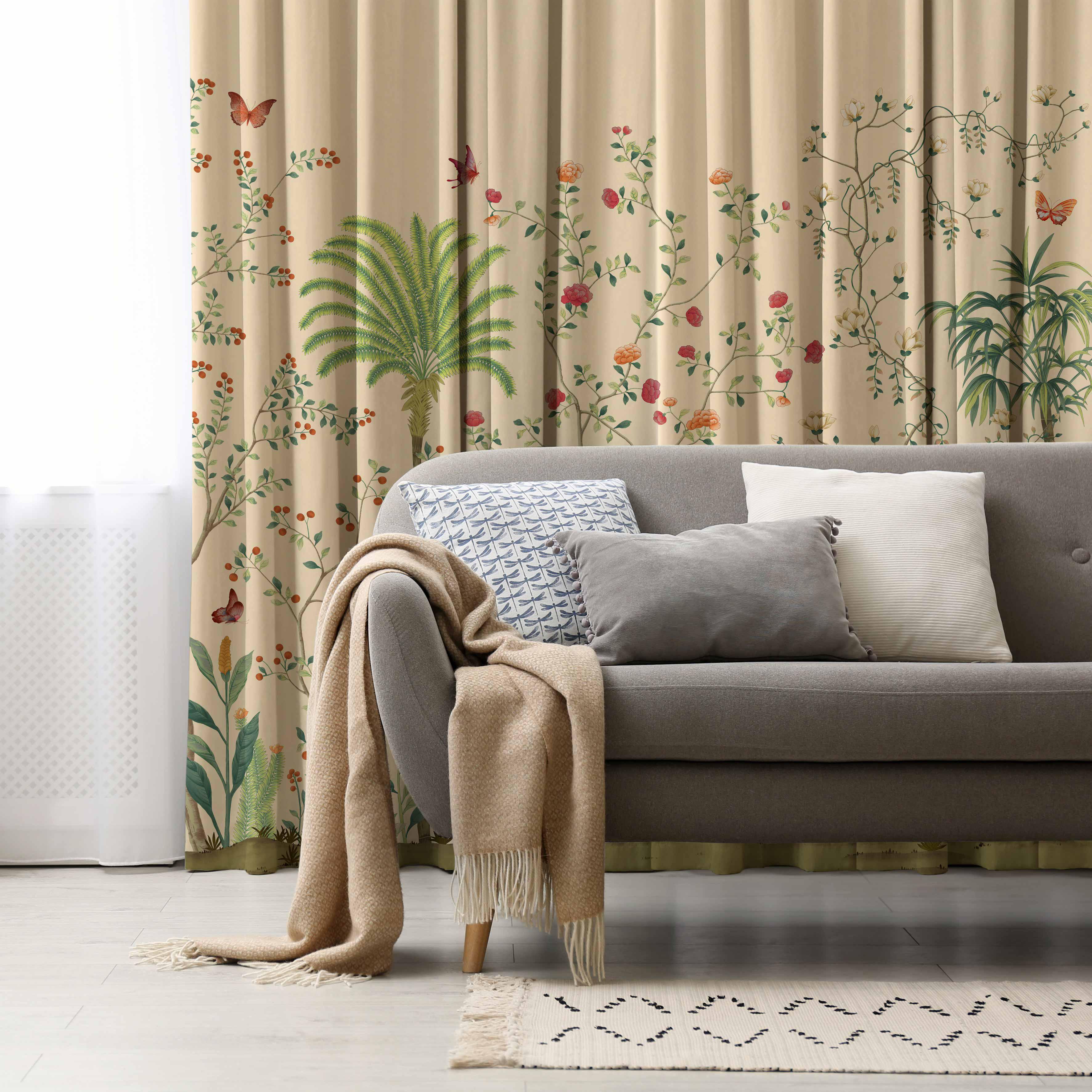 Комплект штор блекаут AdaWall ADAHOME готов 290х150 см (P305-1)