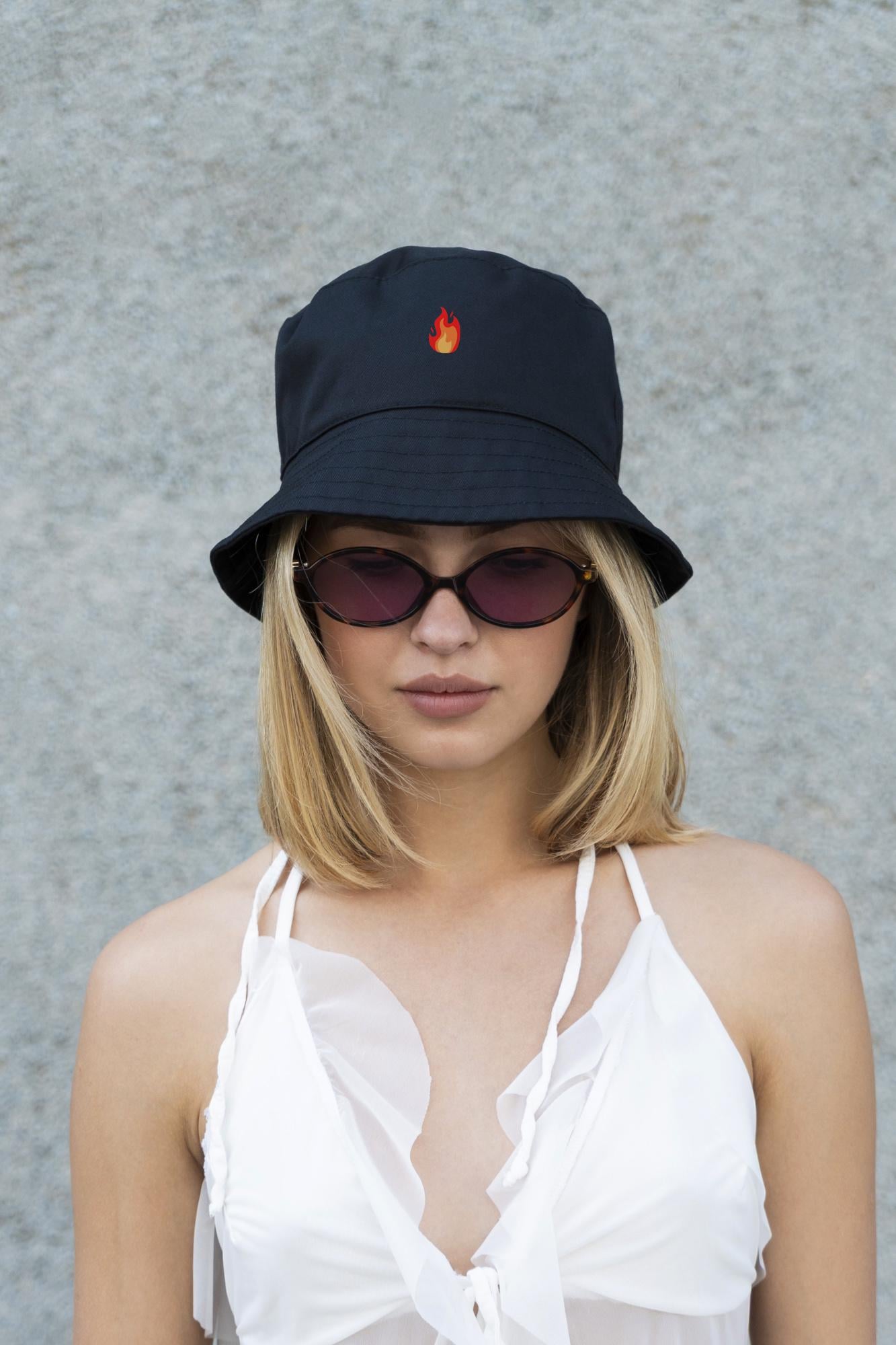 Панамка Without с принтом Fire унисекс M Black (M8049872)