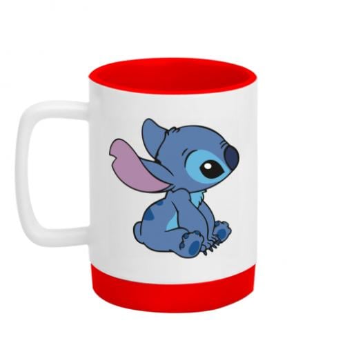 Кружка с силиконовым дном Стич 320 мл Красно-белый (16563740-18-197923) - фото 1 Кружка с силиконовым дном Стич 320 мл Красно-белый (16563740-18-197923) - фото 1