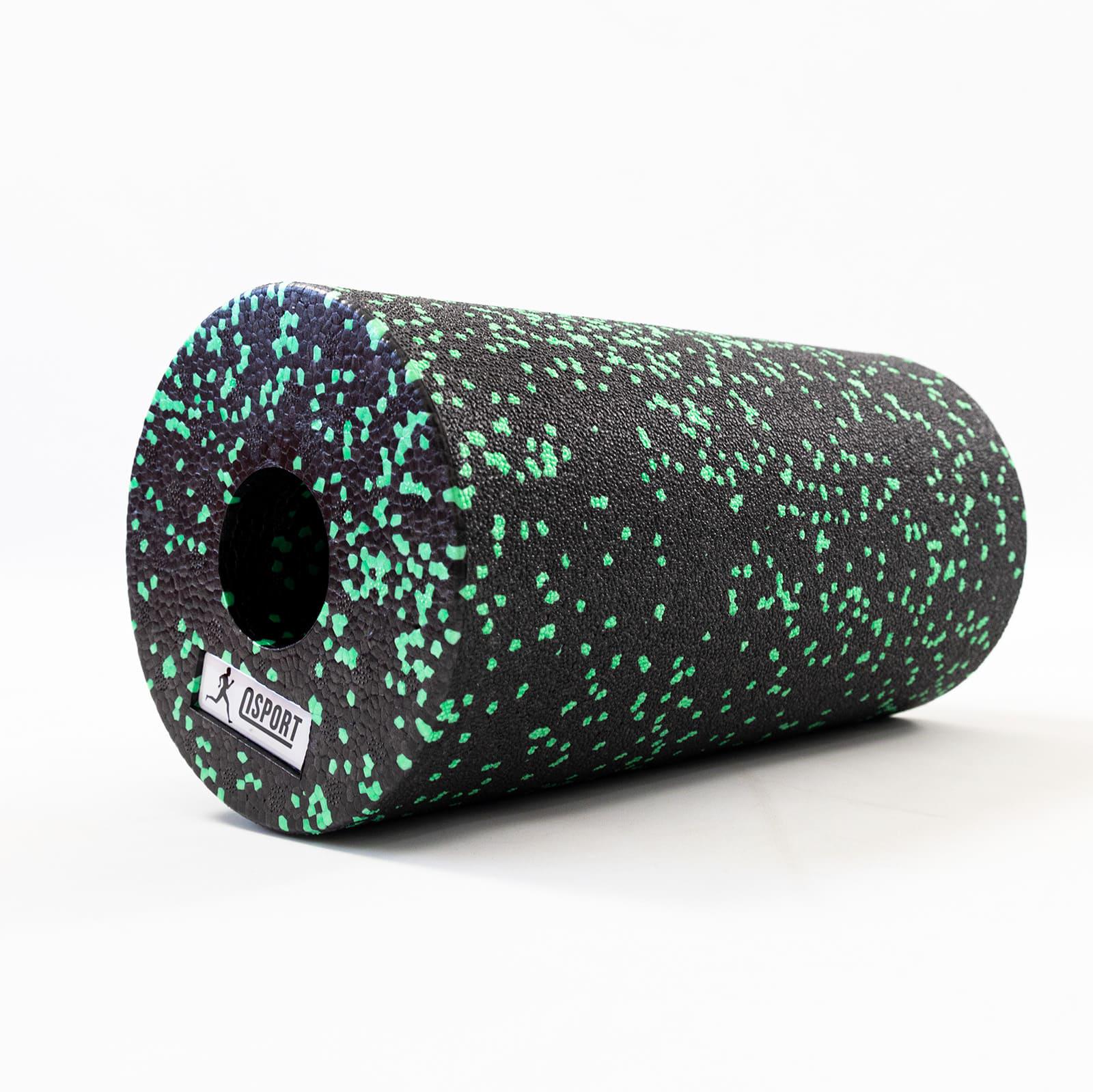 Набор массажный для йоги и фитнеса OSPORT EPP 4в1 массажный валик/йога ролл/массажный мяч МФР Черно-зеленый (OF-0282) - фото 2 Набор массажный для йоги и фитнеса OSPORT EPP 4в1 массажный валик/йога ролл/массажный мяч МФР Черно-зеленый (OF-0282) - фото 2