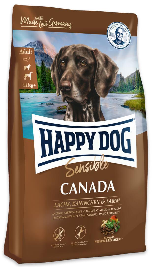 Корм для собак сухий Happy Dog Sens Supreme Canada з підвищеною чутливістю до кормів лосось/кролик 12,5 кг