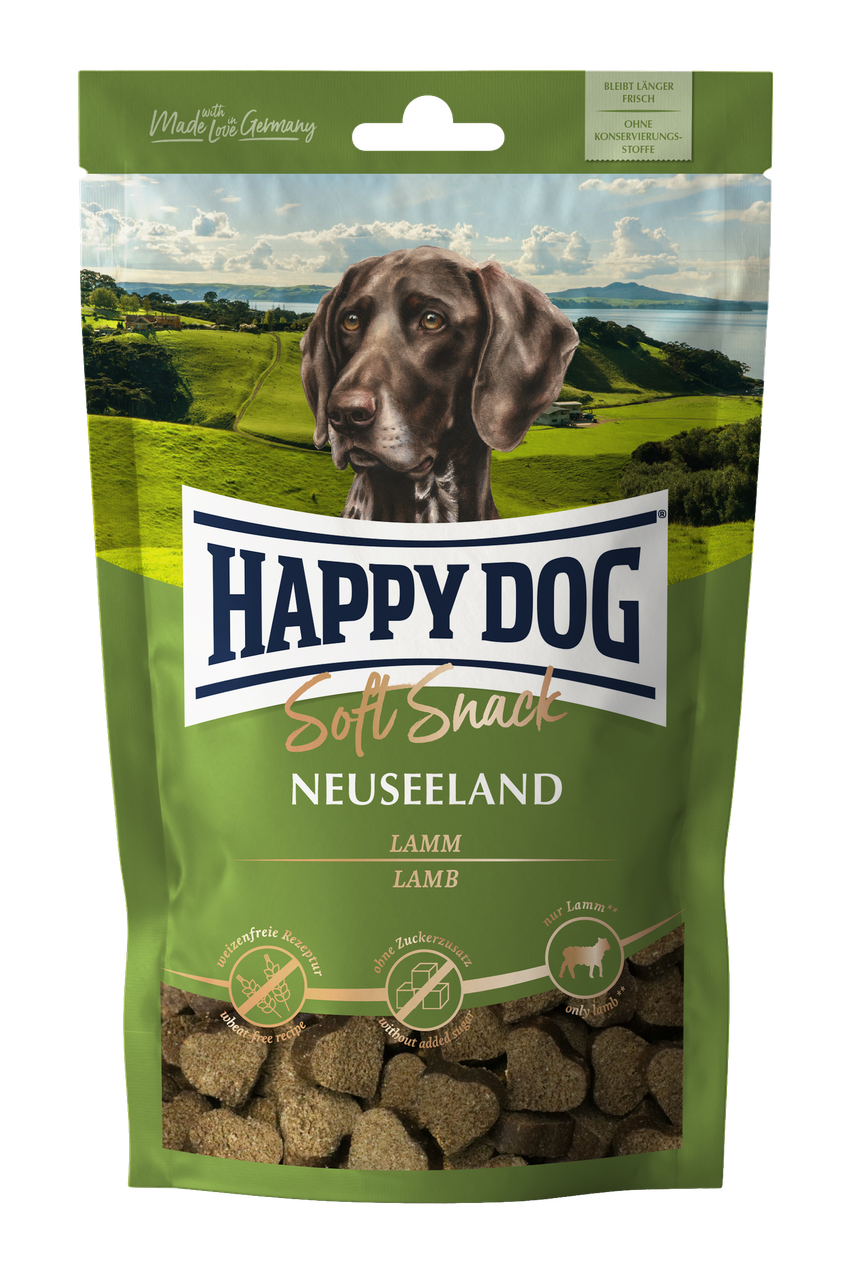 М'які ласощі Happy Dog Soft Snack Neuseeland зі смаком ягняти та рис 100 г (60684)