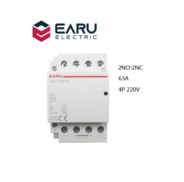 Контактор Earu EACT-63 2NO+2NC 63A 230V