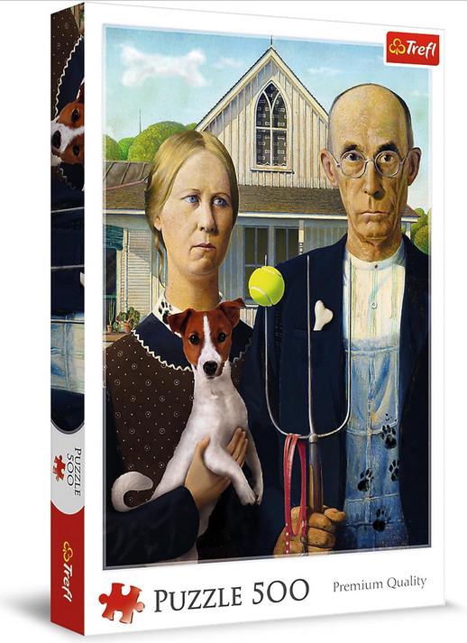 Пазл Trefl Американская готика 500 эл.