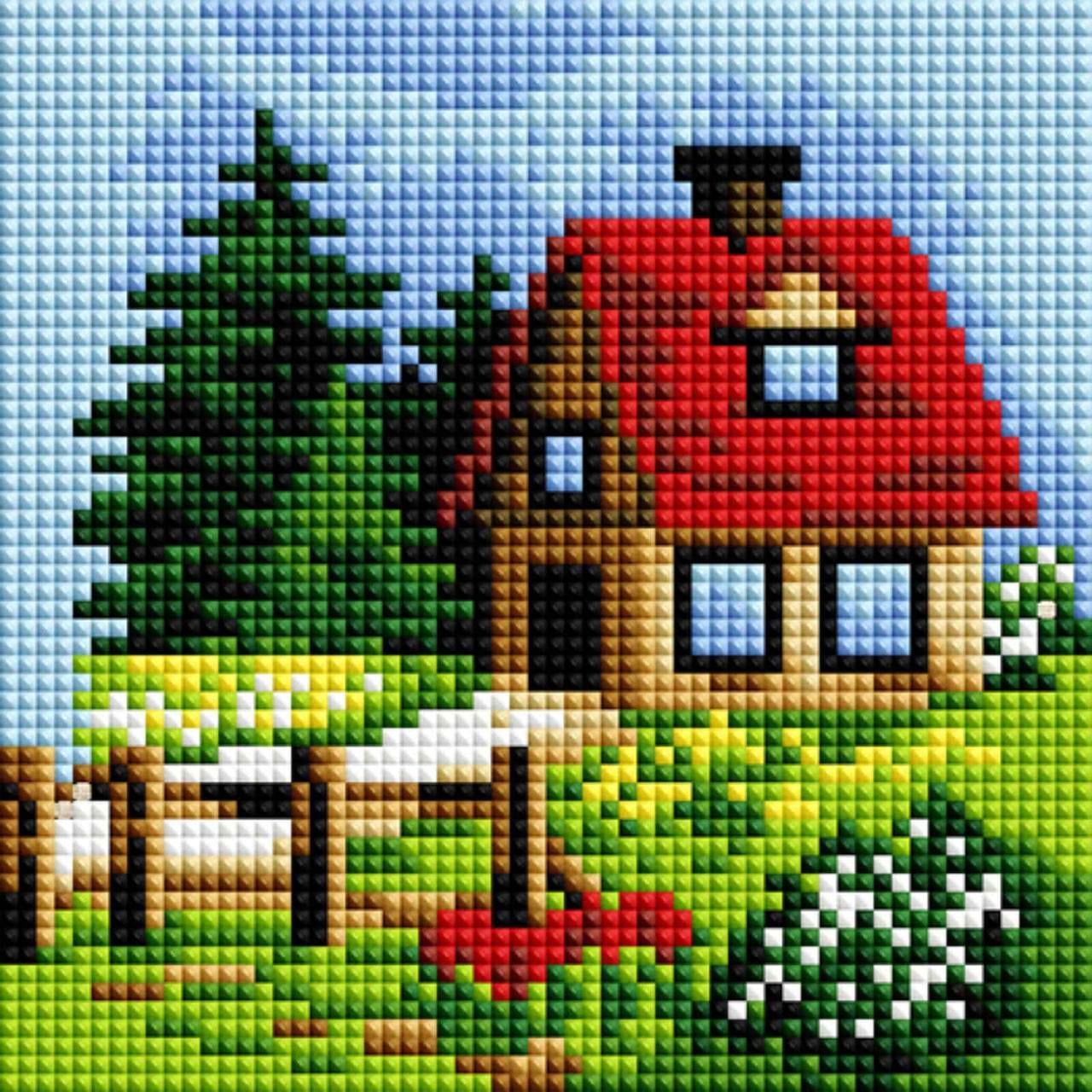 Алмазная мозаика для детей ColorArt Весна PP1103 15x15 см
