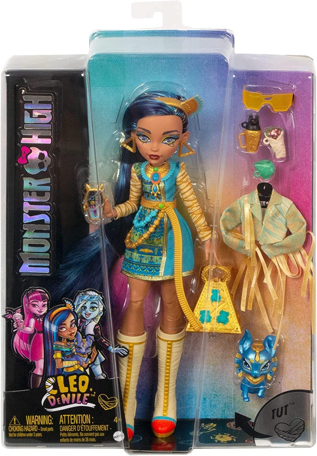 Лялька Monster High Cleo De Nile Posable Fashion Doll 2022 - фото 6