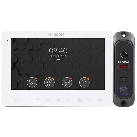 Комплект відеодомофону BCOM BD-780M White Kit (3037878497)