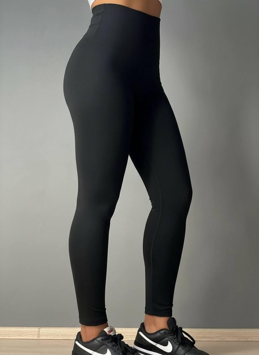 Лосины женские Ласточка 704-705 дайвинг с широким утягивающим поясом M Черный (6283)