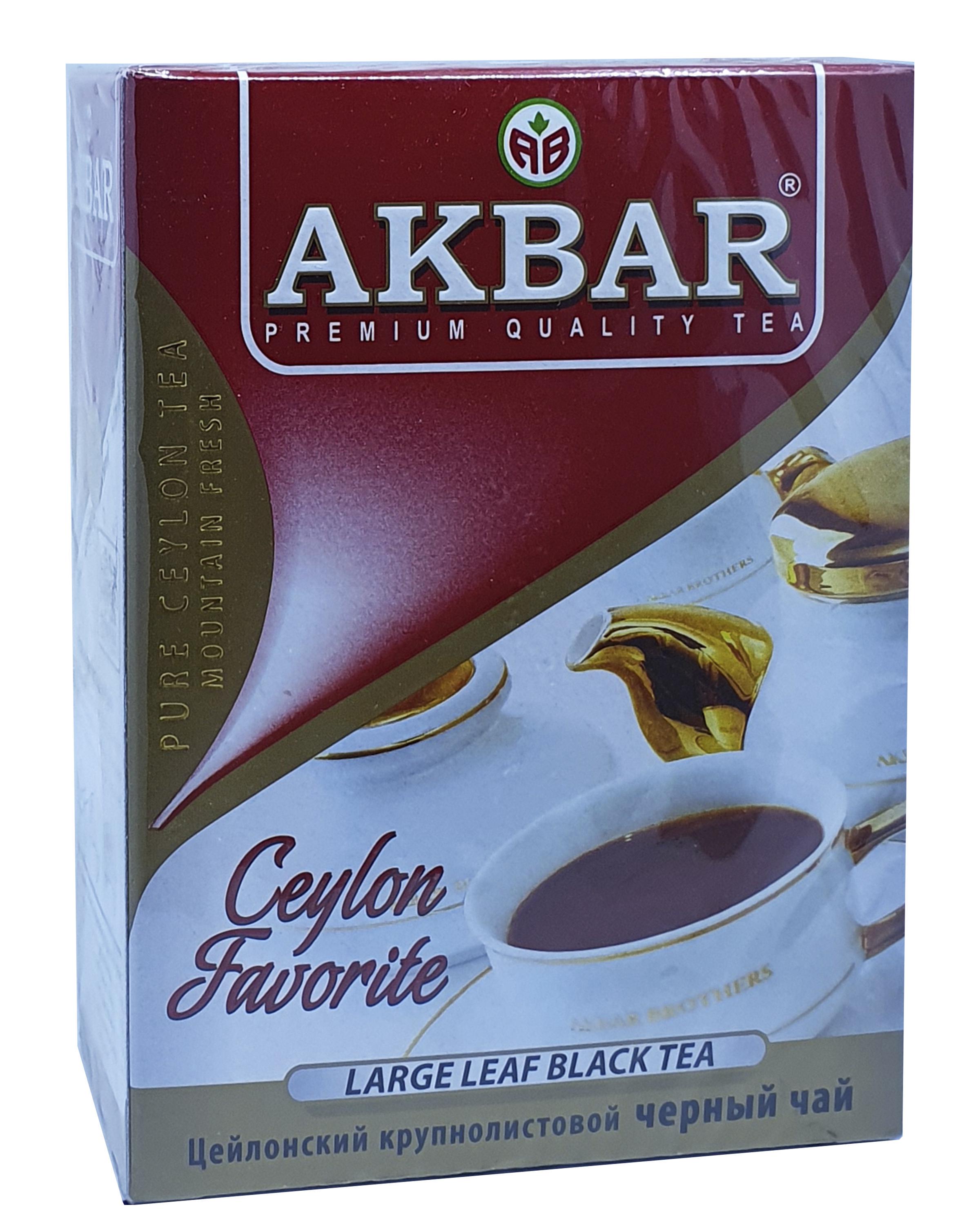 Чай черный Akbar Ceylon Favorite 100 г (957)