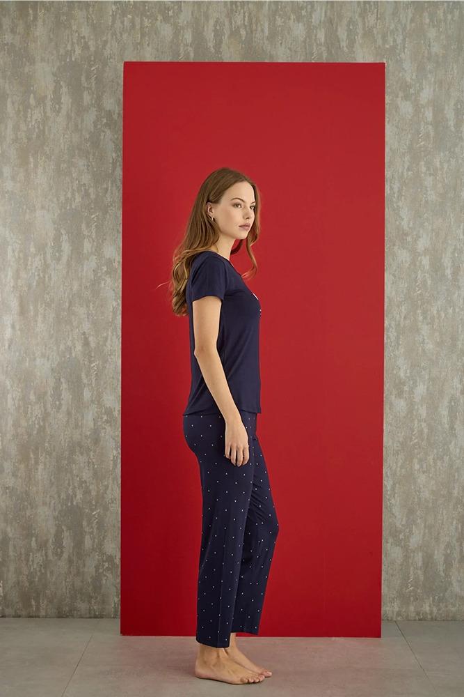 Піжама Angels Secret 40057х51 жіноча Темно-синій - фото 3 Піжама Angels Secret 40057х51 жіноча Темно-синій - фото 3