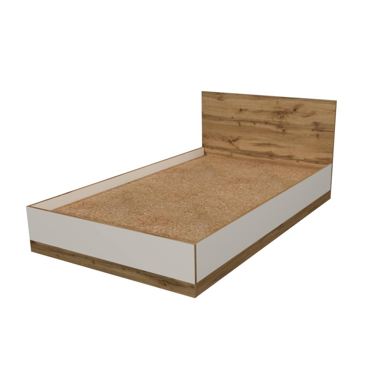 Кровать полуторная из ДСП OSLO 125х203х85 см (000062889) - фото 2 Кровать полуторная из ДСП OSLO 125х203х85 см (000062889) - фото 2