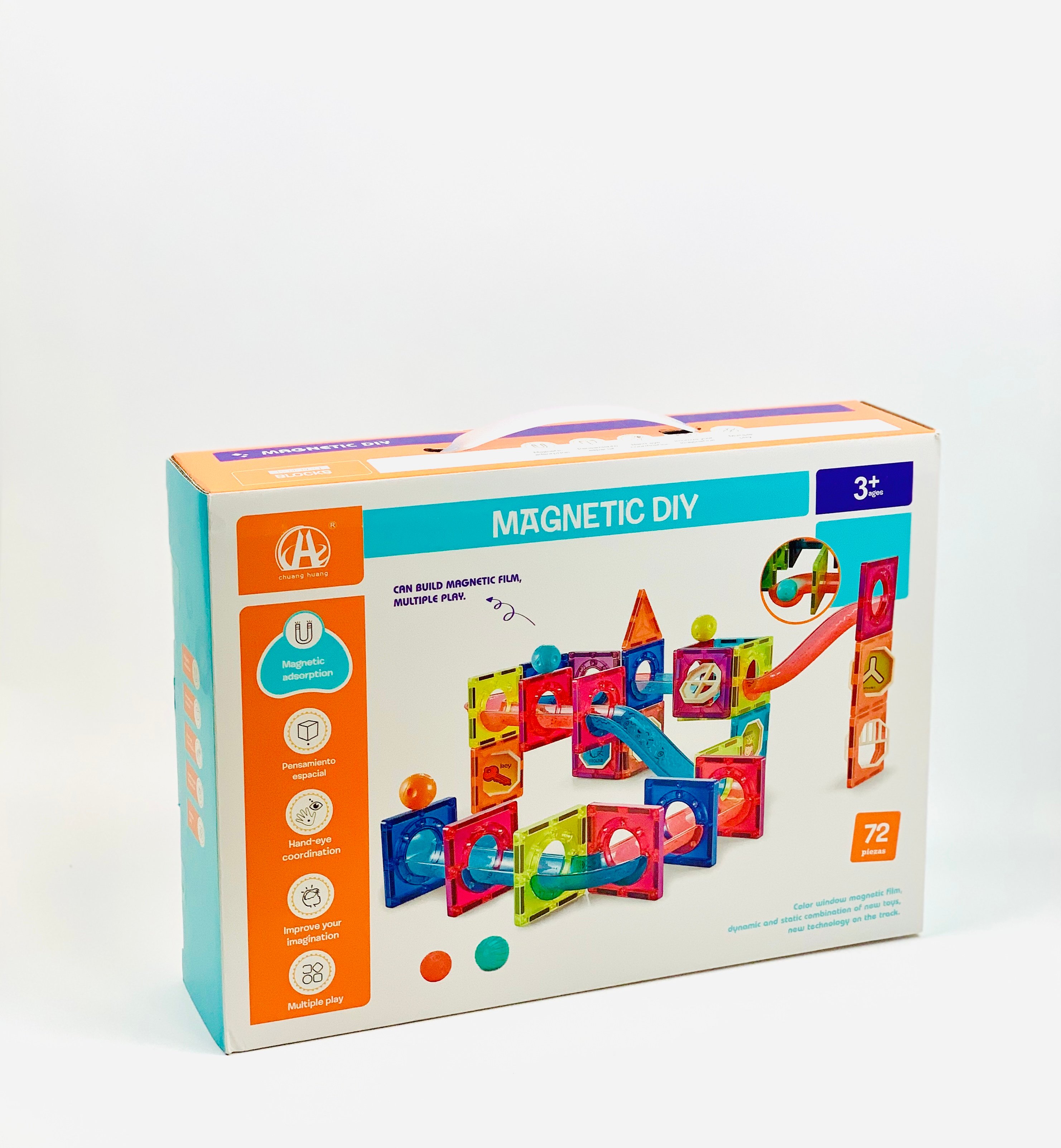 Магнитный конструктор лабиринт 72 детали Limo Toy