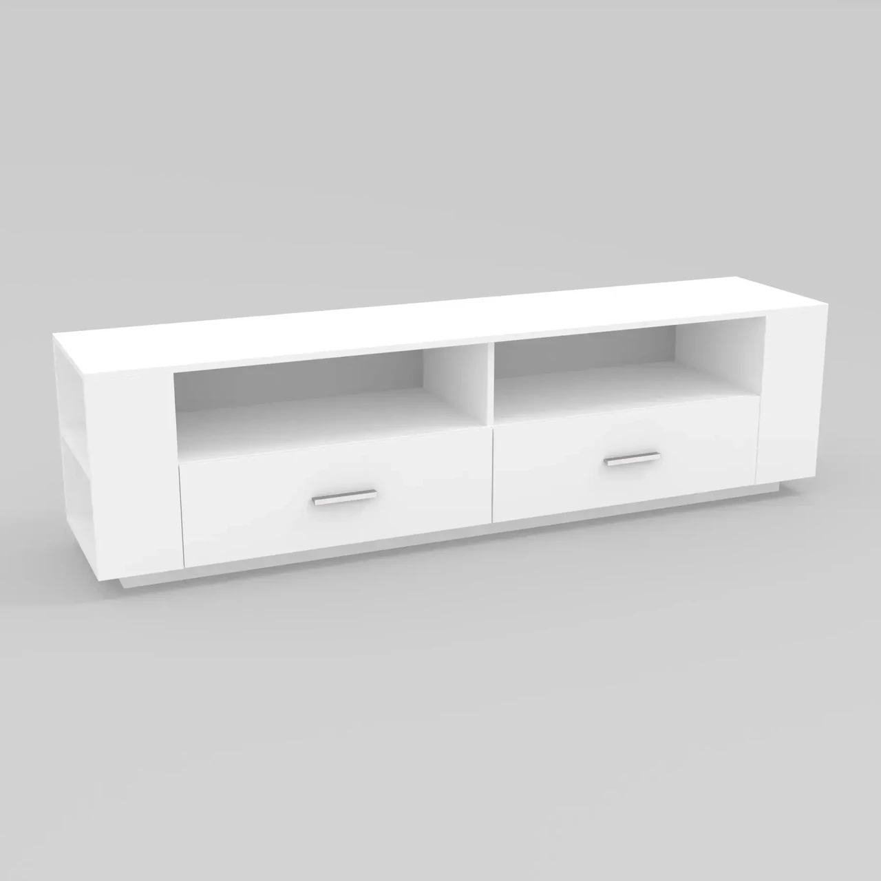 Тумба під TV Kontinent №4 180х40х50 см Білий (83496389) - фото 1 Тумба під TV Kontinent №4 180х40х50 см Білий (83496389) - фото 1