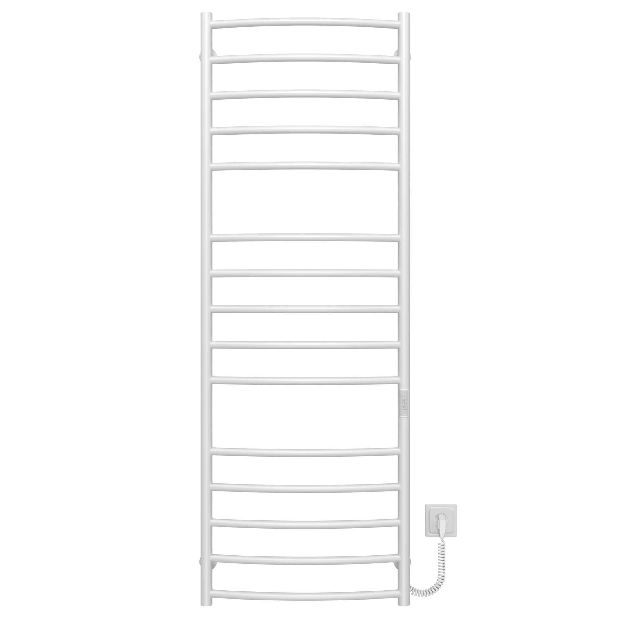 Полотенцесушитель электрический Deffi Классик Элит П15 WD03 правое подключение нержавеющая сталь 400х1500 мм Белый (C.KE.150.40.15.EWR3)