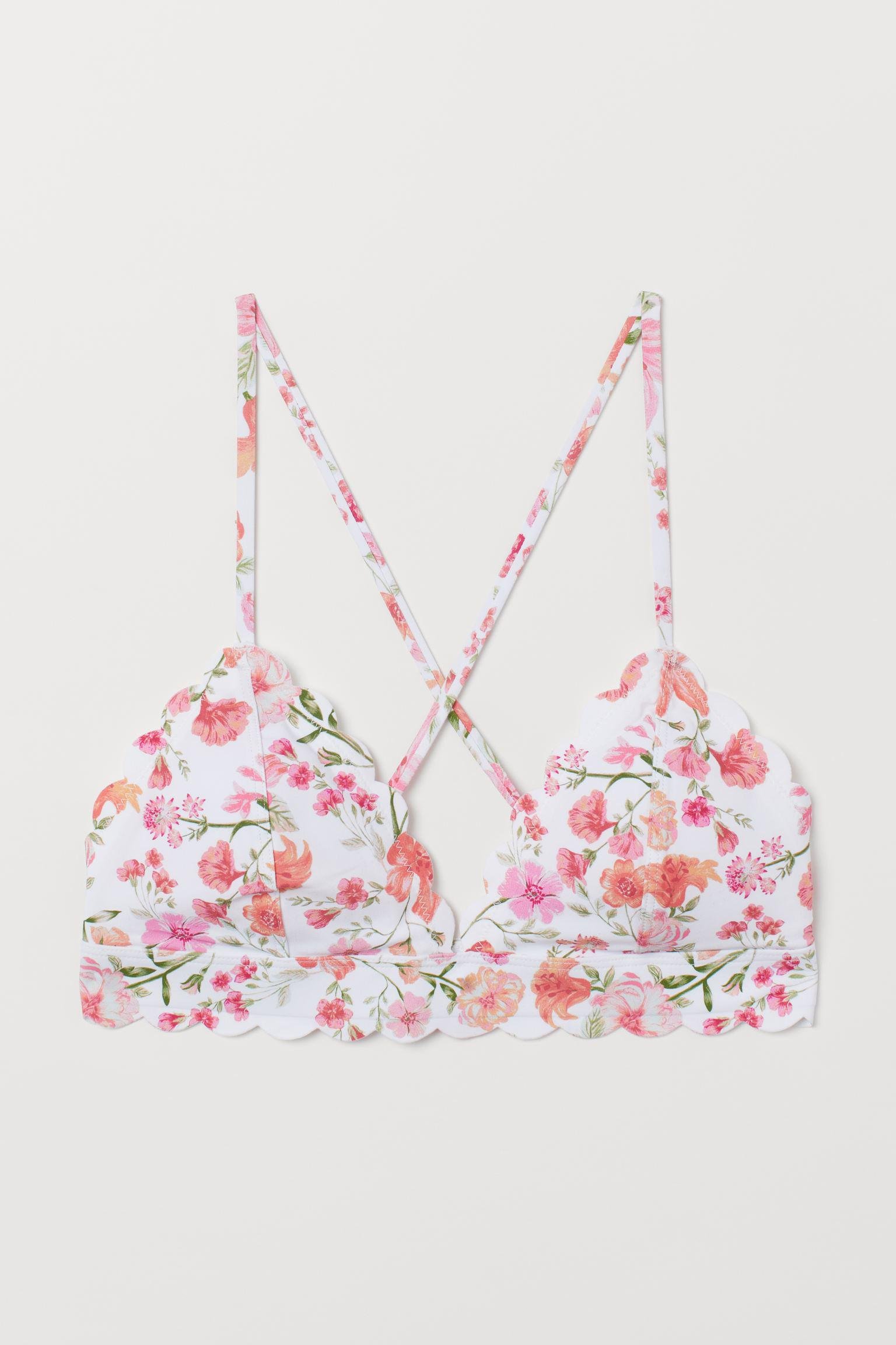 Ліф купальний р. 36 Біло-рожевий (7284739log)