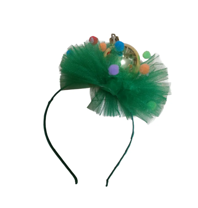 Обруч на голову новогодний One size Разноцветный (404051)