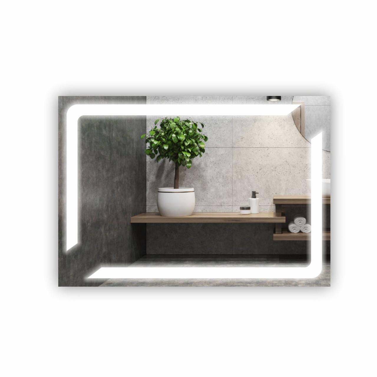 Зеркало для ванной комнаты с LED подсветкой SR-073 1000х700 мм