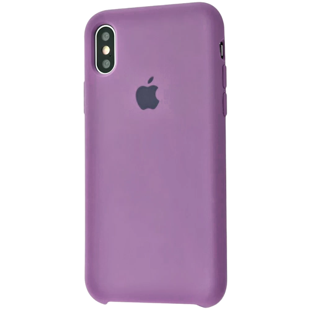 Силиконовый Чехол Накладка Silicone Case для iPhone Xs Max Blueberry