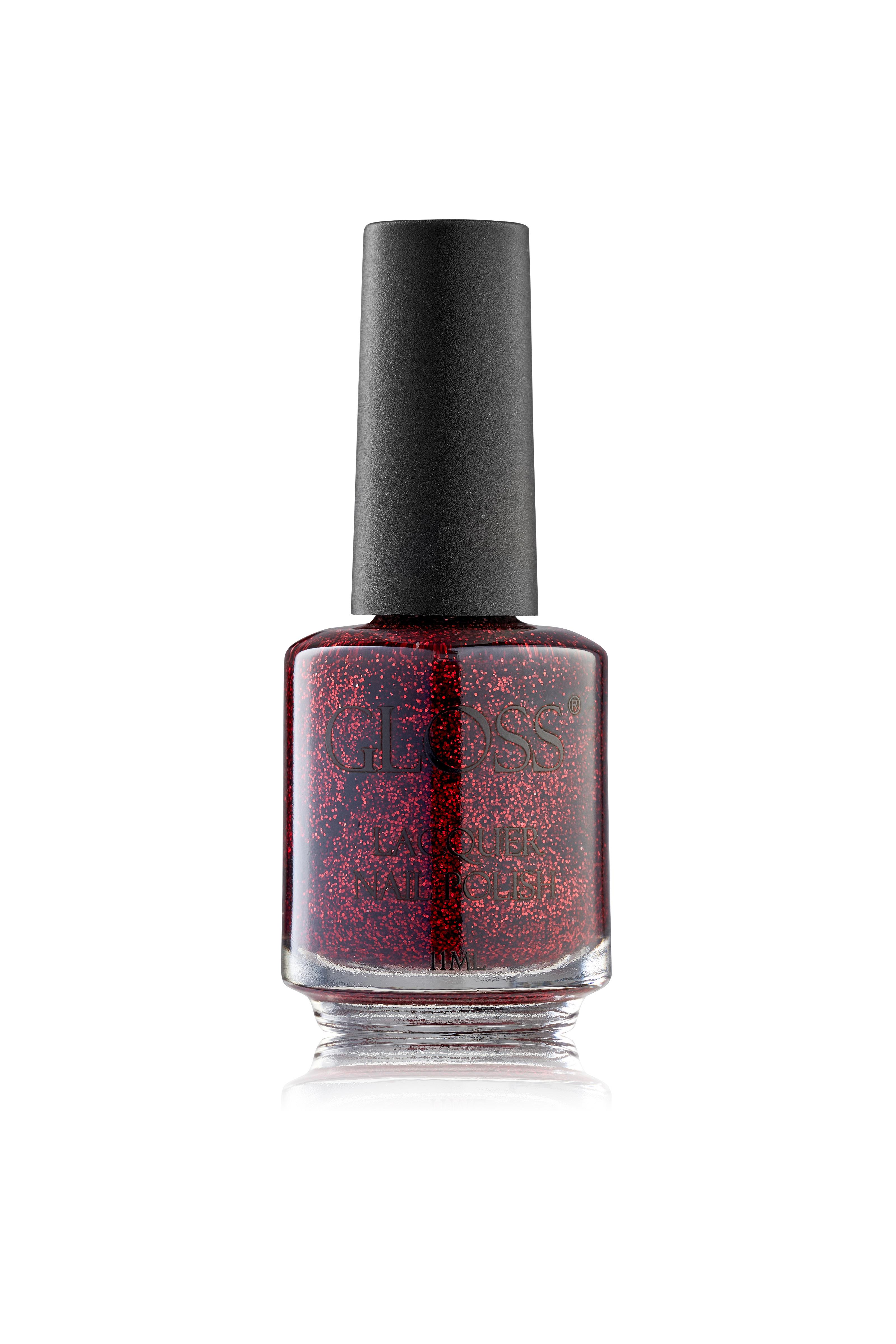 Лак для ногтей GLOSS company Lacquer Nail Polish 11 мл темно-красный шимер №010 (617204)