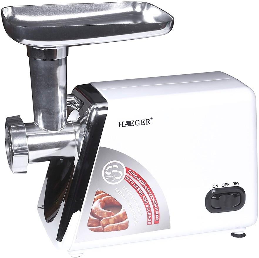 Мясорубка электрическая Haeger 3368-2500W Белый