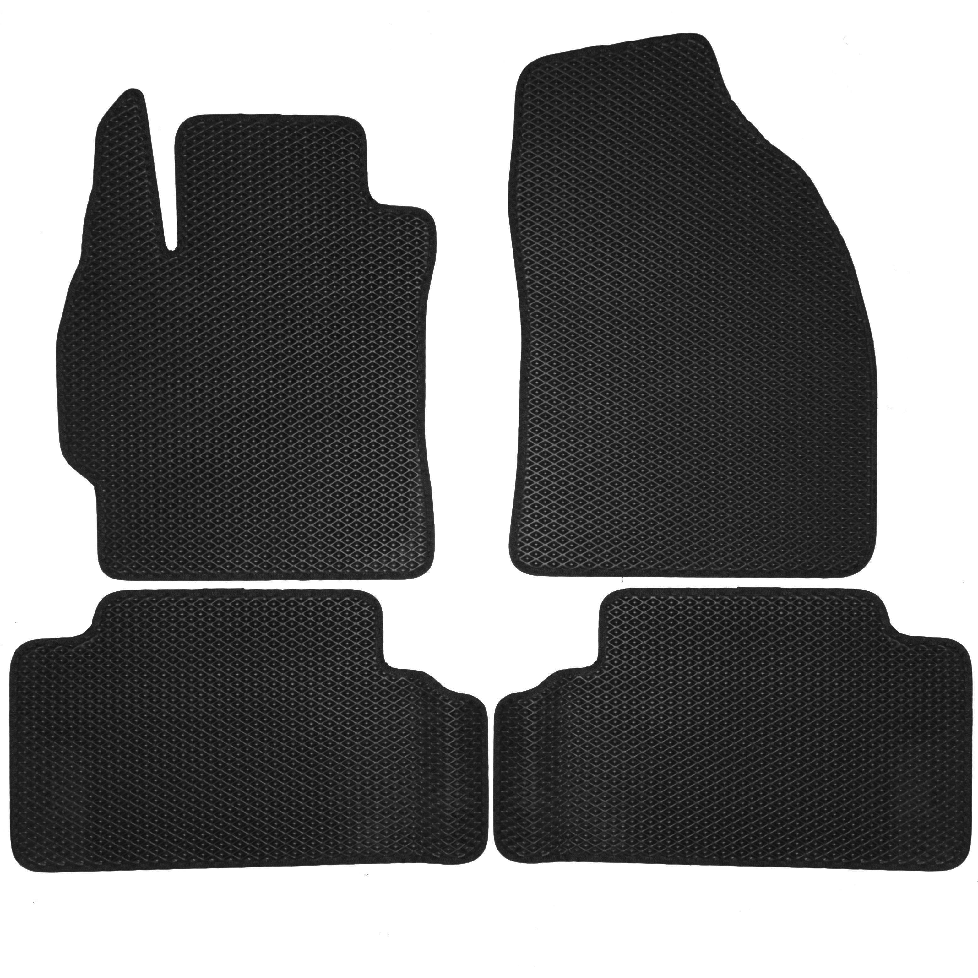 Коврики в салон для Toyota Corolla '2007-2012 EVA-полимерные Черный (150606)