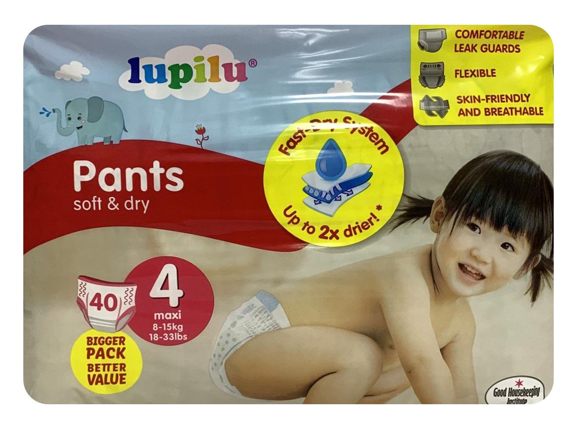 Підгузки-трусики Lupilu Soft&Dry 4 8-16 кг 40 шт. (4744) - фото 1