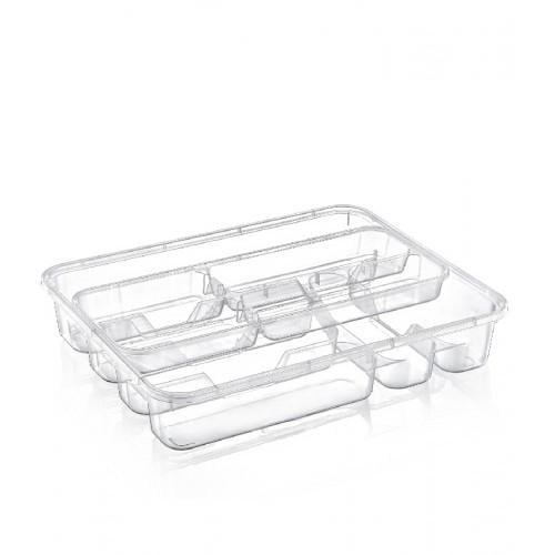 Лоток для столовых приборов Dunya прозрачный 70х321 мм