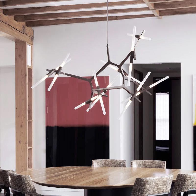 Люстра Led Agnes L158/h84 14p Black (037036)