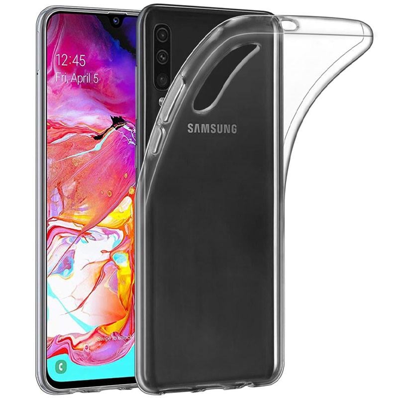 TPU чохол Epic Transparent 1,0mm для Samsung Galaxy A70 / A70s Безбарвний (прозорий)