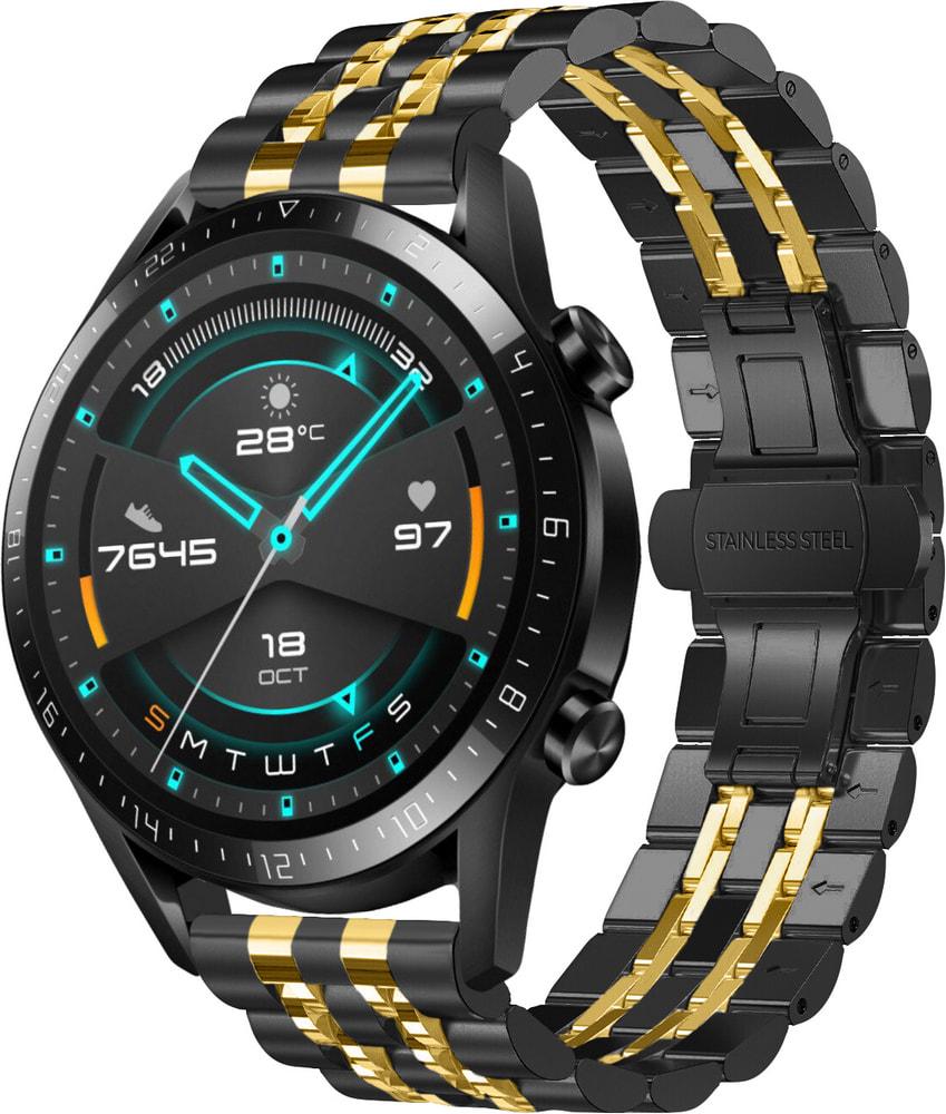Браслет металлический Spinye Line для Huawei Watch GT Black Gold (28970-02)