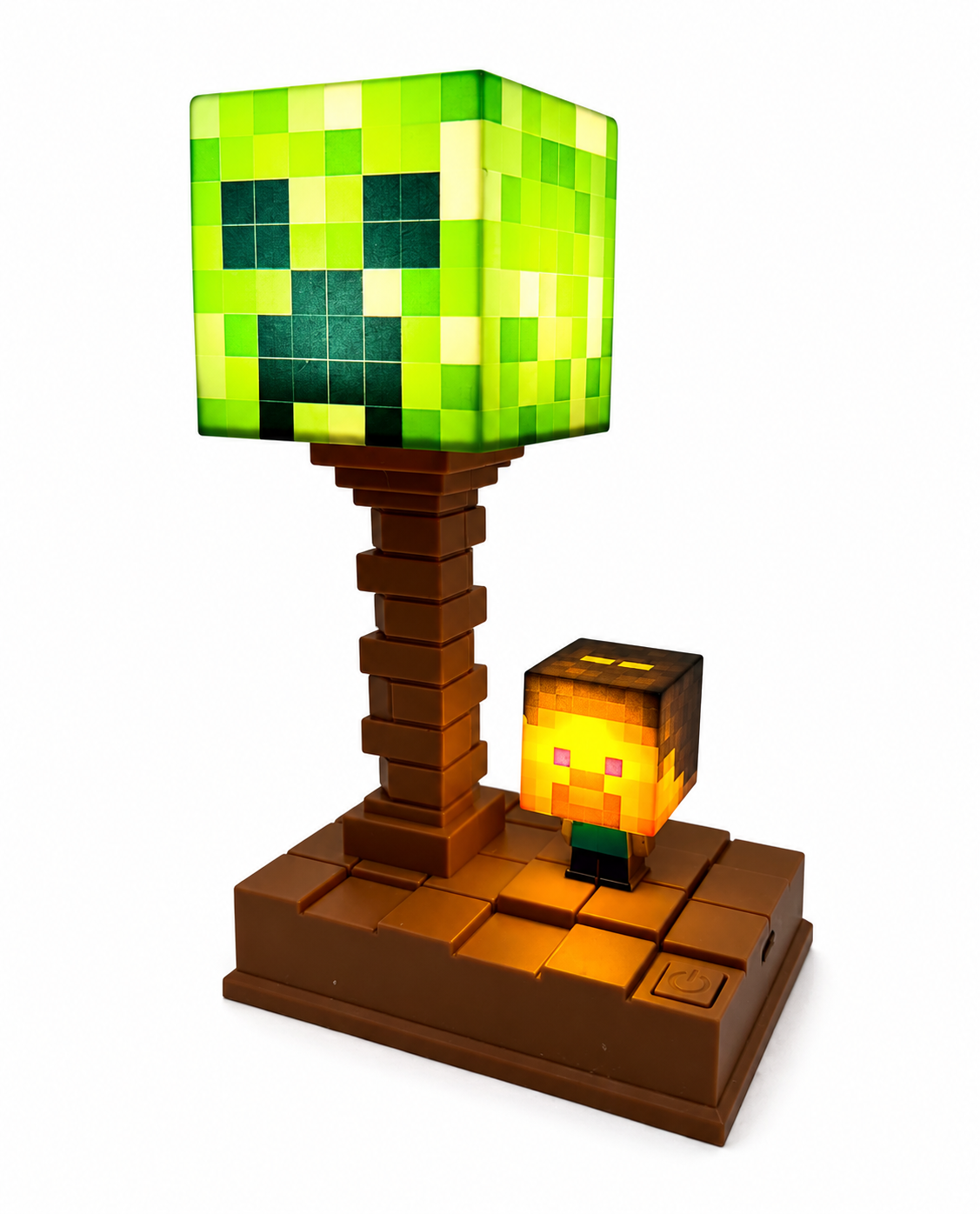 Ночник детский Minecraft Creeper LED Крипер с USB Type-C (35049616)