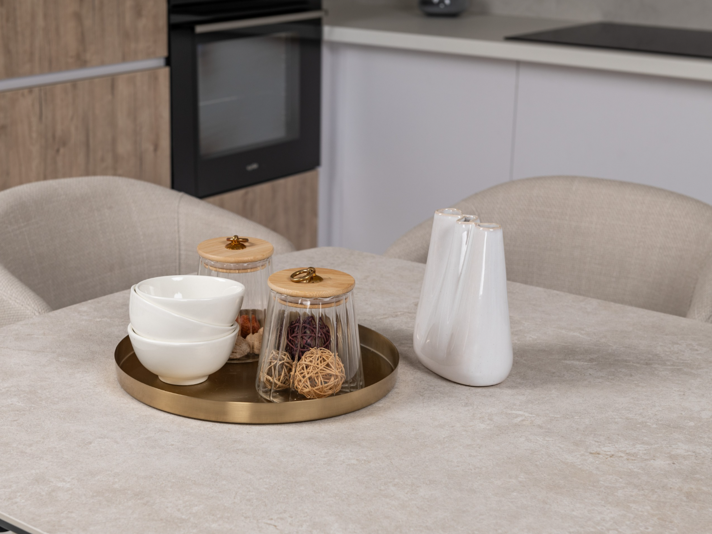 Стіл обідній розсувний Vetro Mebel Еліо 1400- 2000x900x760 мм Сахара/Бежевий (TМL-990) - фото 3 Стіл обідній розсувний Vetro Mebel Еліо 1400- 2000x900x760 мм Сахара/Бежевий (TМL-990) - фото 3