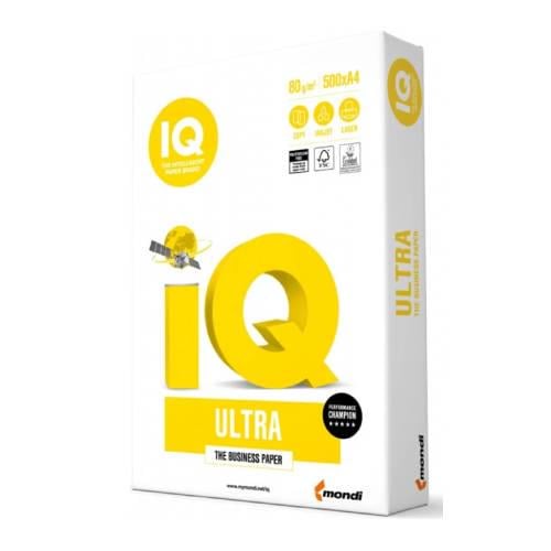 Офісний папір IQ Ultra клас-А А4 80 г/м2 500 арк. (472546) Офісний папір IQ Ultra клас-А А4 80 г/м2 500 арк. (472546)