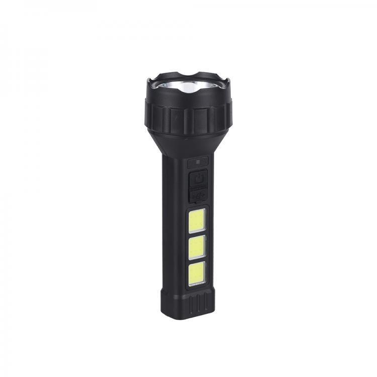 Светодиодный аккумуляторный фонарик Yd-658 с COB USB зарядкой 17 см