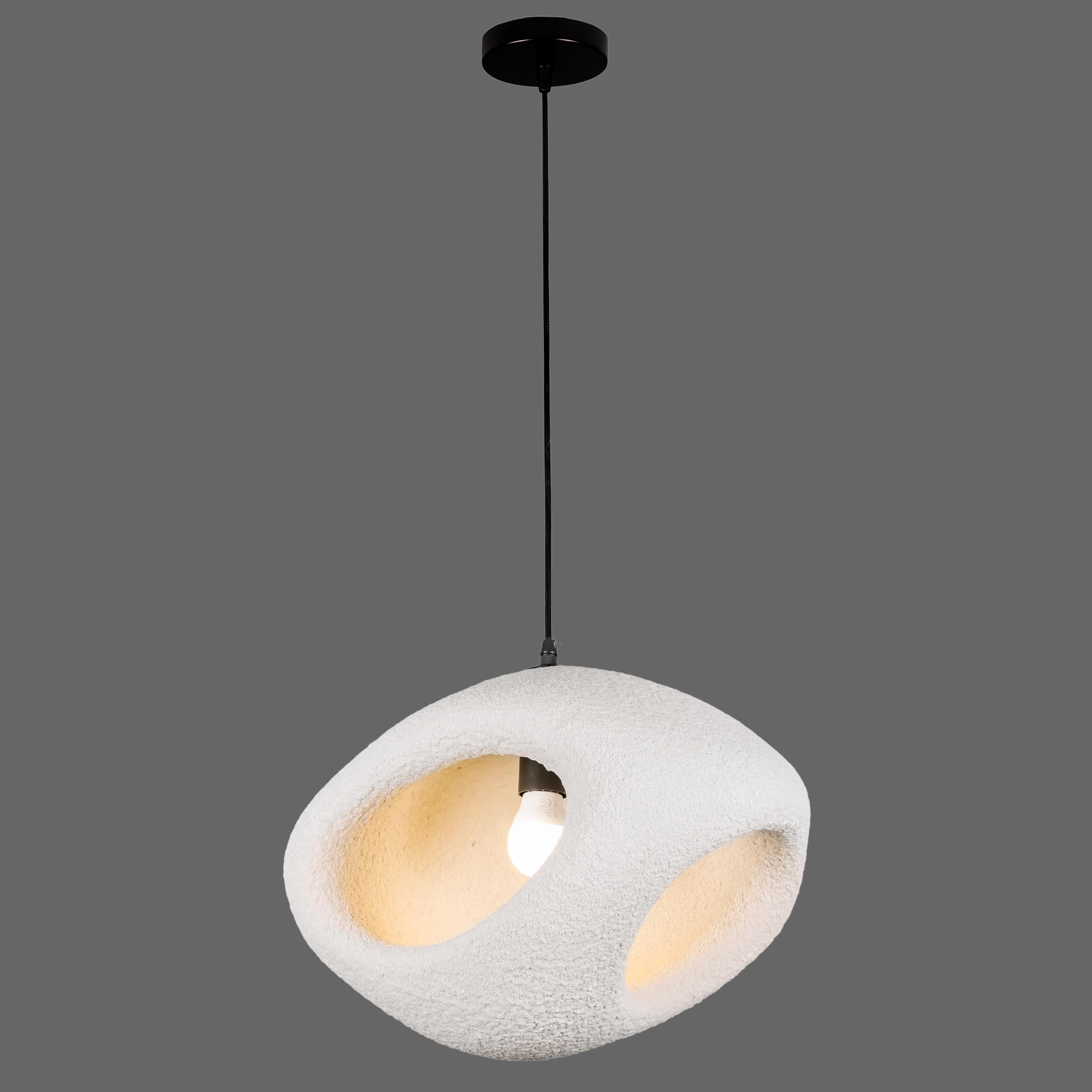 Люстра гипсовая Wabi-Sabi 40 см (909-XL3613 (400) GREY)